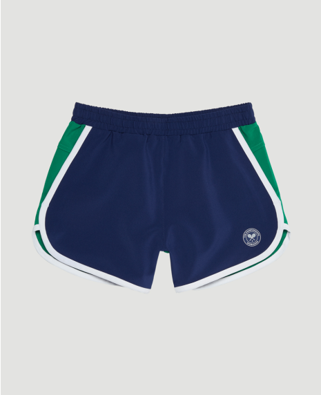 Kids Shorts - Navy & Green