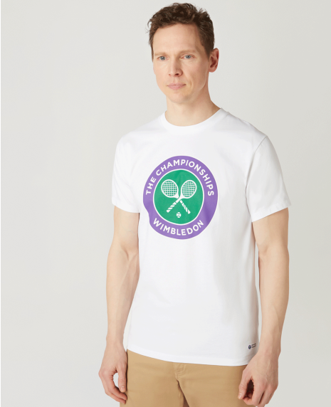 Mens Championships Logo T-Shirt - White