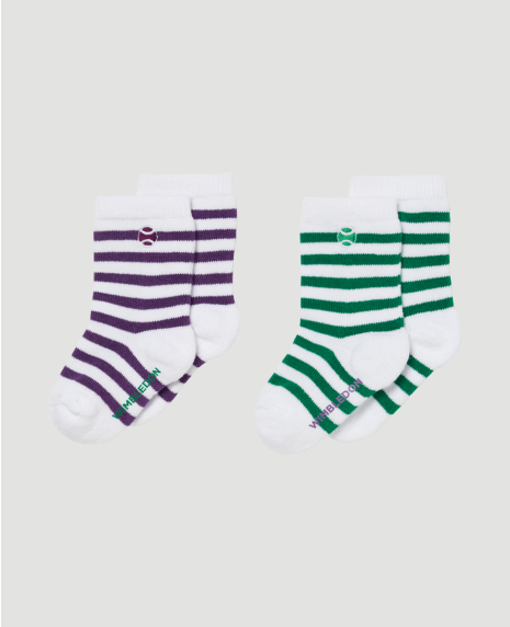 23UF10 - Socks Baby Two Pack - Stripe - Main