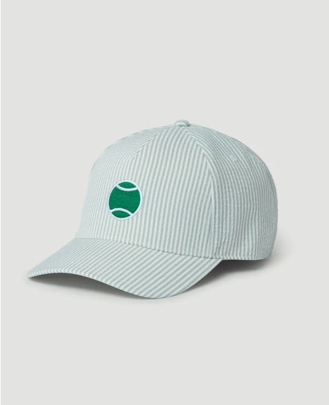 Wimbledon Seersucker Cap - Green
